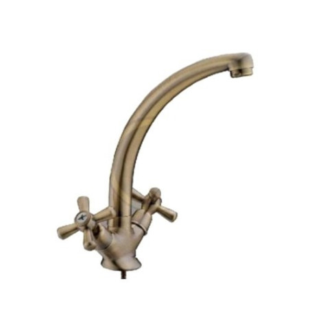  High Washbasin water tap Barrel Series "Sofia Bronze"