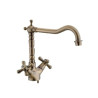 Corner Barrel Washbasin water tap Series "Sofia Bronze"