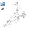 Ricambi Fiac per Motocompressore S1520 - S15 Honda - Esploso 1
