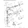 DEWALT DW824 Type 1 Angle Grinder Spare Parts - Drawing