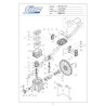 FIAC ABT 500-1716 Spare Parts - Pump Unit Drawing