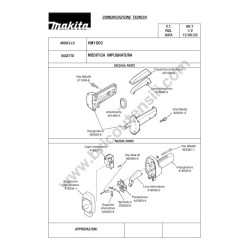 Makita Spare Parts for Demolition Hammer HM1800 - ct66-1
