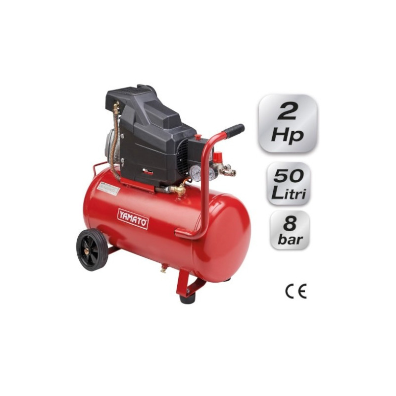 Compressore Coassiale Monofase 24 lt. 2 hp