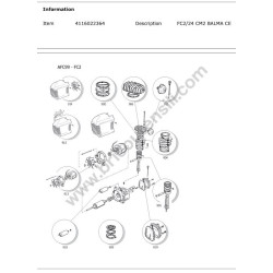 BALMA FC2-24 CM2 Spare Parts - Kit Drawing