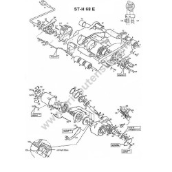 Ricambi Rurmec per Scanalatrice ST-H68E - Esploso