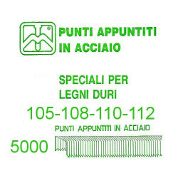 Punti in Acciaio per Fissatrici "Rocama"
