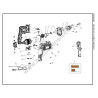 Black&Decker BEH850K Type 1 Hammer Drill Spare Parts - Drawing