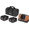 AEG Kit Caricabatterie e 2 Batterie 18V 5.0 Ah HD