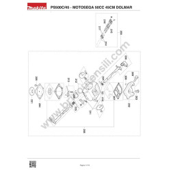 Ricambi Dolmar per Motosega PS500C/45 - Esploso 5