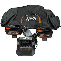 AEG Battery Charger kit + 2 18V 5.0 Ah HD Batteries