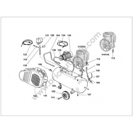 ABAC B2800B/150 CT 3 ALL FITT Spare Parts
