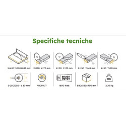 Troncatrice Compa SILVER GREEN 250 Evolution