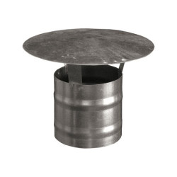  Fixed chimney base Round Galvanized model. "Chineses"