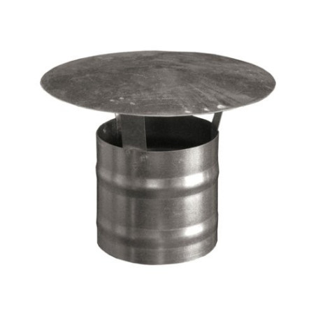  Fixed chimney base Round Galvanized model. "Chineses"