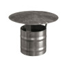  Fixed chimney base Round Galvanized model. "Chineses"