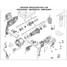 AEG Percussion Drill SBE705RE Parts - Drawing