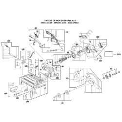 AEG Chopsaw SMT355 ME2 Parts - Drawing