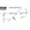 AEG Smerigliatrice BEWS18-115BLPX2-0 Ricambi - Esploso