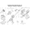 Milwaukee M18CBLPD-0 Percussion Drill Parts - Drawing