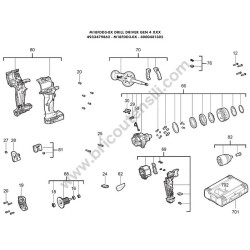 AEG BS18SBL2-202C Trapano Avvitatore IN2 Ricambi