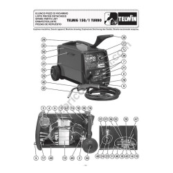 Ricambi Telwin per Saldatrici Inverter Force