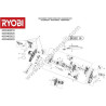 RYOBI RCS2340B2C Elettrosega Ricambi - Esploso