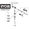 RYOBI R18P Lucidatrice Orbitale Ricambi Esploso