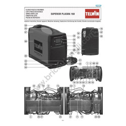Telwin Superior Plasma 160 Ricambi- Esploso