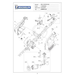Michelin MBL 6 Spare Parts - Drawing