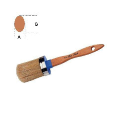 Ovals Brush Wooden Handle