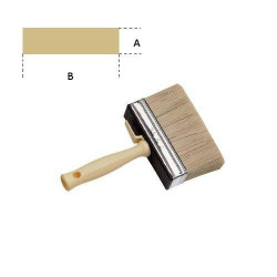 Combination bristle wall brush