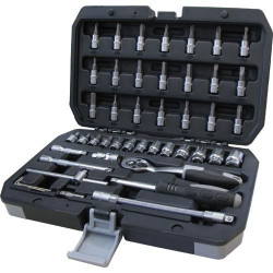 Series Sockets 1 / 4 "+ Bits Axel FU01505