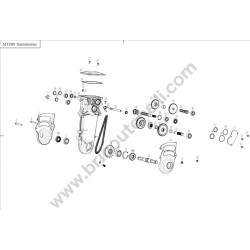 Ama Motorhoe-Tiller MTZ80 Parts - Drawing 1