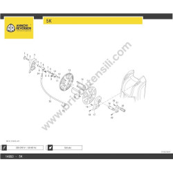 Annovi Reverberi DTS - 5K - 14950 Parts - Hose Reel Drawing