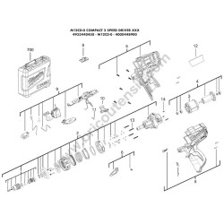AEG BS18SBL2-202C Trapano Avvitatore IN2 Ricambi