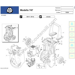 Annovi Reverberi 747 13534 Parts - Drawing