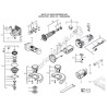 AEG Angle Grinder WS10-115 Parts - Drawing