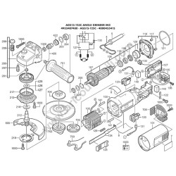 Milwaukee AGS15-125C Parts - Drawing