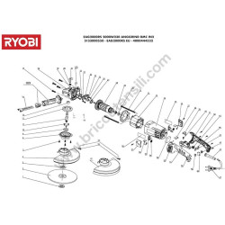 RYOBI EAG2000RS Smerigliatrice Ricambi - Esploso