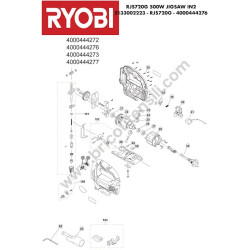 RYOBI RJS720G Ricambi - Esploso