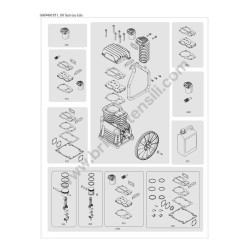 ABAC PRO B5900B 270 CT5.5 Ricambi - Esploso Kits
