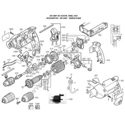 AEG BS18SBL2-202C Trapano Avvitatore IN2 Ricambi