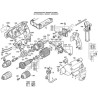 AEG Percussion Drill SBE630R Parts - Drawing