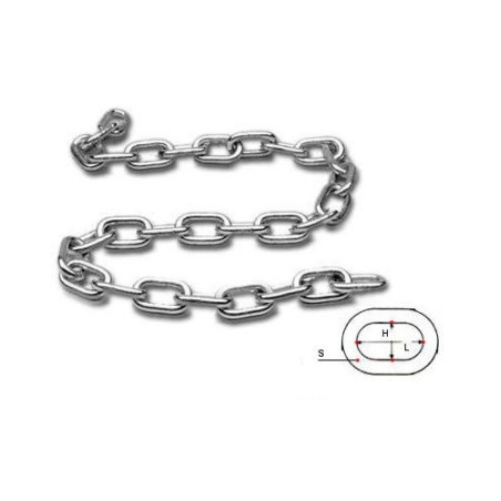 Galvanized Chain Genovese