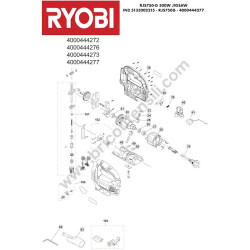 RYOBI RJS750-G Jigsaw Parts - Drawing