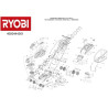 RYOBI RLM15E36H Rasaerba Ricambi - Esploso