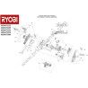 RYOBI RCS1935B Electric Chainsaw Parts - Drawing