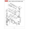 Makita Spare Parts for Rotary Hammer SDS-MAX HR4511C - Drawing