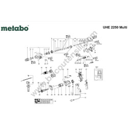 Metabo Spare Parts for Multi Hammer UHE 2250 Multi - Drawing