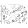 AEG PE150B Angle Polisher Parts - Drawing